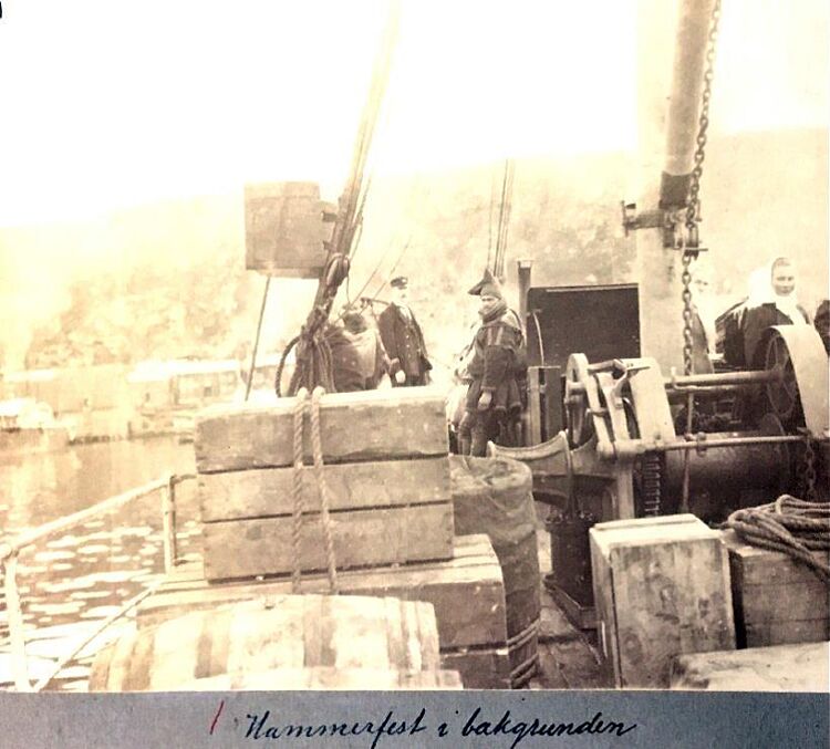 Hammerfest havn.1896.
